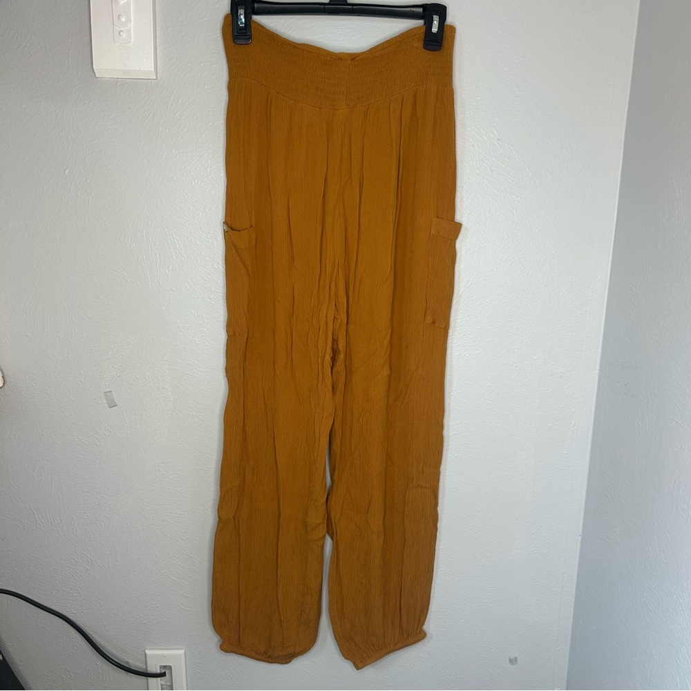 Bila 77 Anthropologie harem jogger pants lightweight boho size large